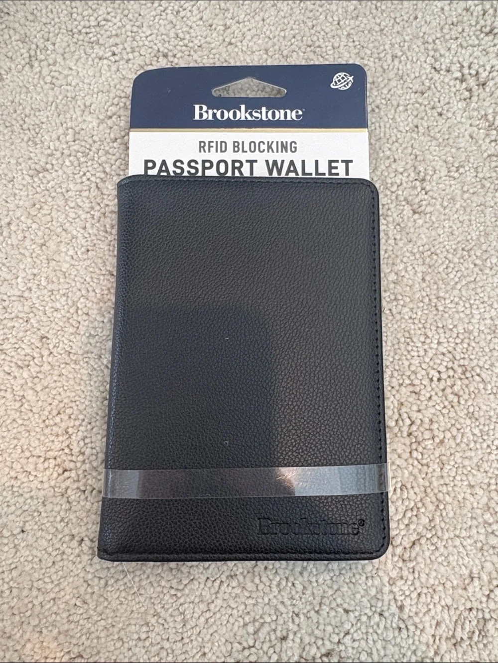 Brookstone RFID Blocking Passport Wallet - Black